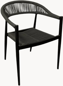 Sedia da giardino con braccioli e cuscino Kreta