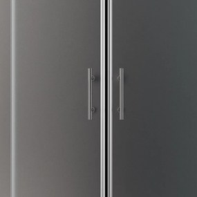 Box doccia stondato 120x90cm vetro opaco KAM-K270 - KAMALU
