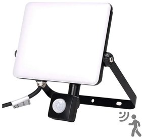 Aigostar - Riflettore LED con sensore LED/50W/230V 6500K IP65 nero