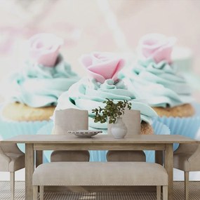 Carta da parati – Cupcakes colorati