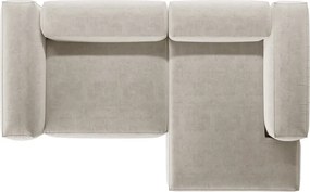 Divano angolare beige (con penisola a destra/con chaise lounge) Bergamo – Cosmopolitan Design