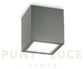 Techo square faretto da soffitto per esterno ip54 1 luce gu10 9cm a...