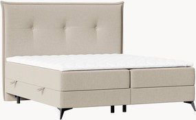 Letto boxspring fatto a mano con contenitore Menzzo, H3