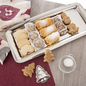 Vassoio in acciaio inox 17x38,5 cm Long – Orion