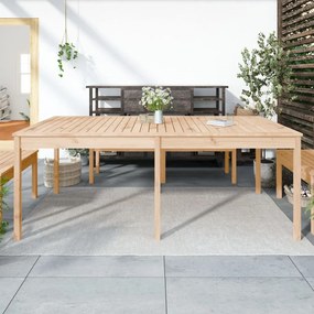 Tavolo da giardino 203,5x100x76 cm in legno massello di pino