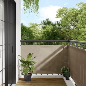 Paravento Da Balcone Tortora 90x1000 Cm 100% Poliestere Oxford /
