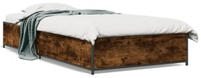 Giroletto Rovere Fumo 90x200 Cm İn Legno Multistrato E Metallo /