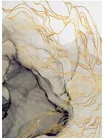 Coordonne Wandbild Aurora Borealis - Sand