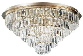 Lampada plafoniera D40cm 9 luci G9 - CASTLE Oro