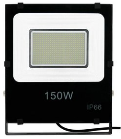 Faro proiettore Led 150W Nero da esterno IP65 Bianco Freddo 6000K M LEDME