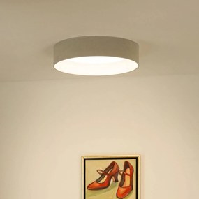 Duolla Plafoniera LED Plafond, Soro grigio chiaro, Ø 45 cm, dimmerabile in 3 fasi
