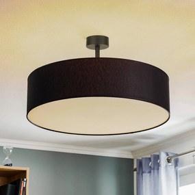 TK Lighting Plafoniere Rondo con distanza, grigio scuro Ø 60cm