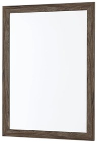 Specchio Rettangolare 60x80 Feridras "Wood" Effetto Legno Marrone