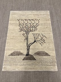 Loribaft Tappeto persiano 140 x 100 Beige (Iran) Annodato A Mano