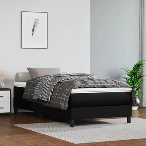 Materasso A Molle Insacchettate Nero 80x200x20 Cm İn Similpelle /