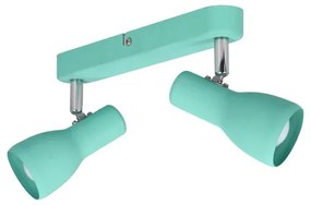 Luce Spot PICARDO 2xE14/40W/230V turchese