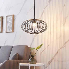 Lampada a sospensione Maivi Lindby, dimmerabile, Nero, Soggiorno / Sala da pranzo, Metallo, Moderno, Lampada a sospensione