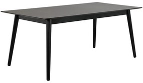 Tavolo da pranzo nero , 180 x 90 cm Lotta - Rowico