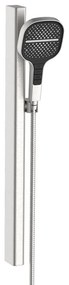 Doccetta con flessibile doccia e barra di scorrimento AQUASANIT Atlas 3 getti in inox cromato 3 getti