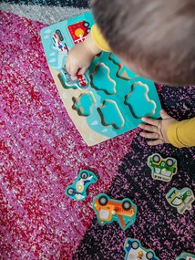 Puzzle dei mezzi di emergenza