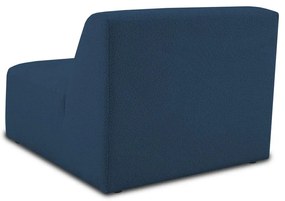 Modulo divano blu scuro in tessuto bouclé (parte centrale) Roxy - Scandic