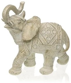 Statua Decorativa Versa Elefante 10,5 x 22,5 x 23 cm Resina