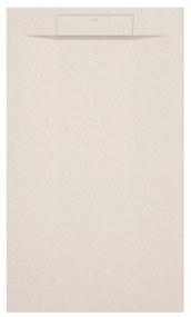 Piatto Doccia 80x160 Effetto Pietra Duplach "Zeus" Crema