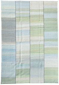 Kilim Tappeto 220 x 320 Blu (Iran) Tessuto A Mano
