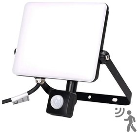 Aigostar - Riflettore LED con sensore LED/50W/230V 4000K IP65 nero