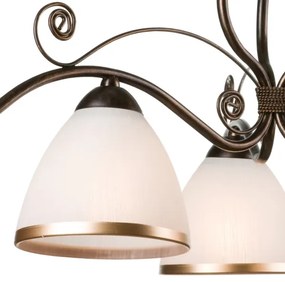 Lampadario a sospensione con catena RETRO II 3xE27/60W/230V