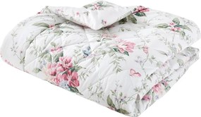 Copriletto color crema con rivestimento trapuntato 200x200 cm Bridgerton Penelope Floral – Catherine Lansfield