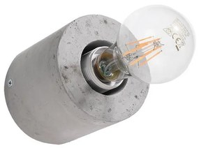 Applique SALGADO 1xE27/60W/230V calcestruzzo
