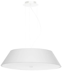 Lampada a sospensione bianca con paralume in vetro ø 60 cm Hektor - Nice Lamps