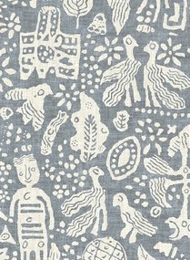 Lewis & Wood Carta da parati Minna Maze - Smoke