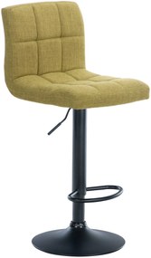 Sgabello Da Bar Calma Stoff: Eleganza E Comfort Senza Compromessi / Hellgrün / Schwarz