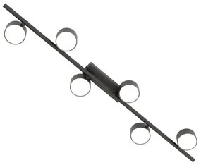 Plafoniera BET 6xGX53/12W/230V nero