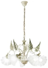 Lampadario isotta avorio 5xe14 62x100cm i-isotta-5