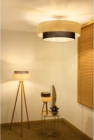 Brilagi - Lampadario a plafone LED Stile BOHO 3xE27/15W/230V Ø 80 cm crema/marrone
