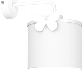 Applique per bambini SWEET 1xE27/15W/230V bianco/farfalla