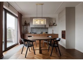 Globo 15698H3M - Lampadario a sospensione con filo GORLEY 2xE27/60W/230V oro