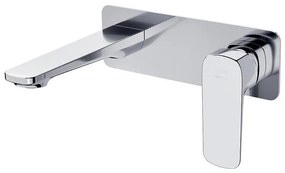 Cersanit S951-386-Rubinetto per lavabo da incasso LARGA cromo lucido