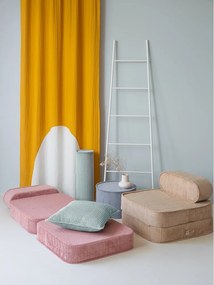 Poltrona per bambini rosa con rivestimento in velluto a coste Flip – Wigiwama