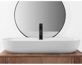 REA-U2541 - Lavabo da appoggio AURA 41x81 cm ceramica/bianco lucido