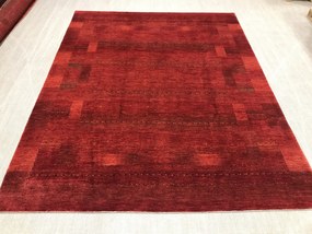 Loribaft Tappeto 370x290 Rosso (Iran) Annodato A Mano