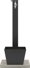 Fontana da Giardino con Rubinetto Base Vaschetta e Portagomma Belfer 42/QRRV Antracite...