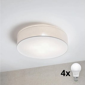 Brilagi - Plafoniera LED SIRIJA 4xE27/60W/230V Ø 60 cm bianco