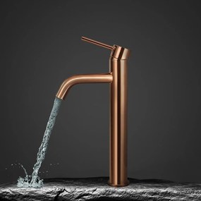 Rubinetto da lavabo Rea Lungo Copper High