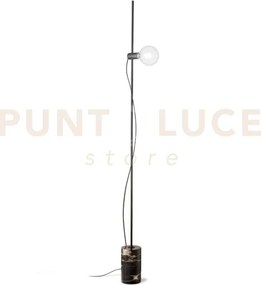 Eva lampoada da terra con base in marmo 1 luce attacco