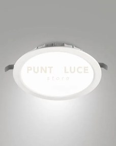 Vieste faretto incasso 30w 4000k 3650lm bianco d.24cm on/off