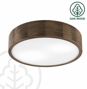 Brilagi - Lampada LED da soffitto CARVALHO 2xE27/60W/230V noce 37 cm